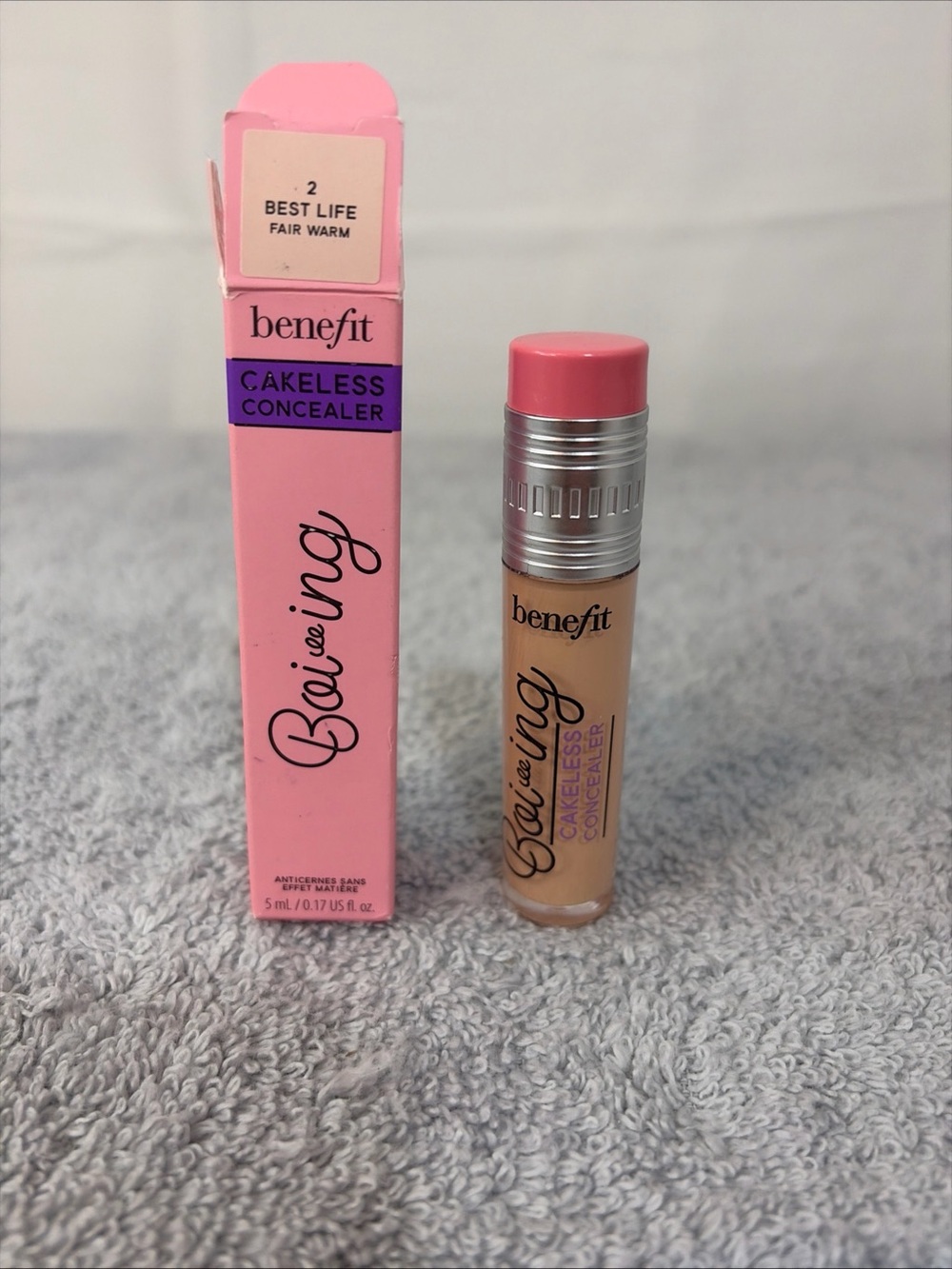 Benefit Boi-ing Cakeless Concealer-Best life. Fair warm 2. BNIB stk#EC0138